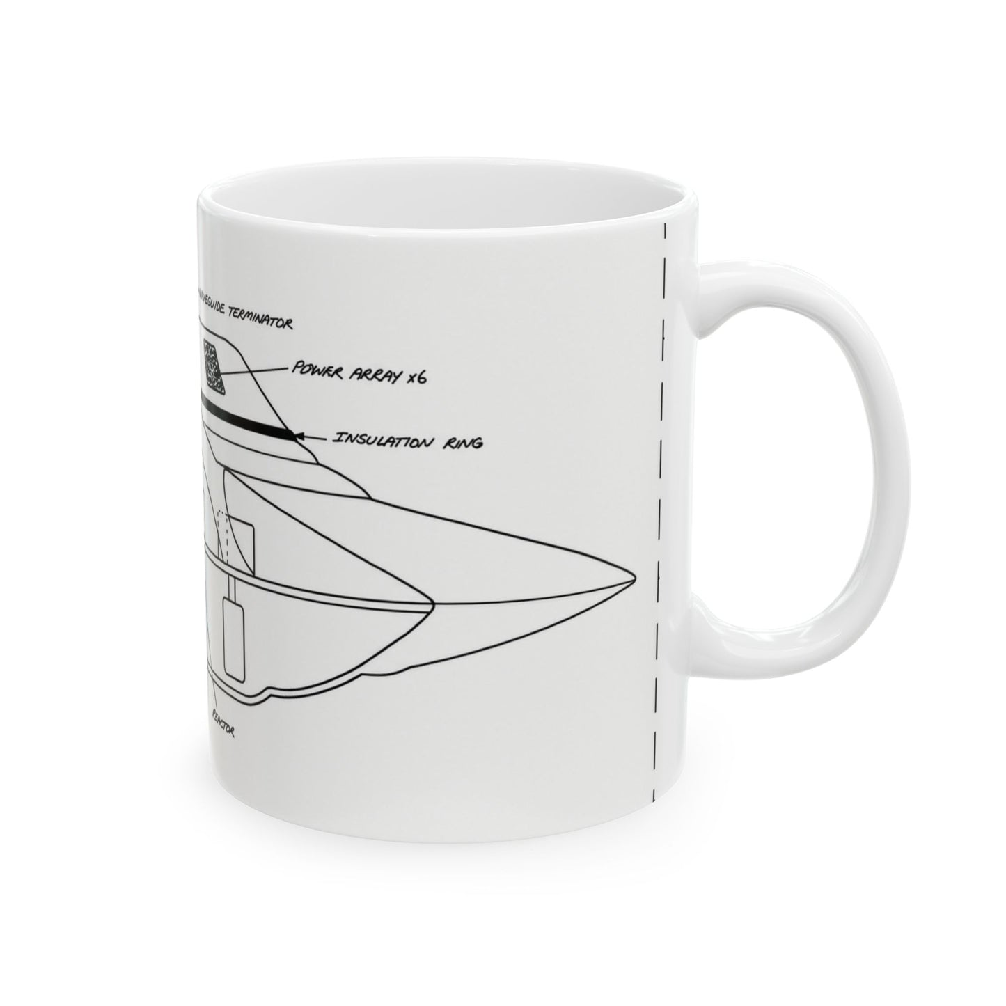 Bob Lazar 'Sport Model' UFO Ceramic Mug — Area 51