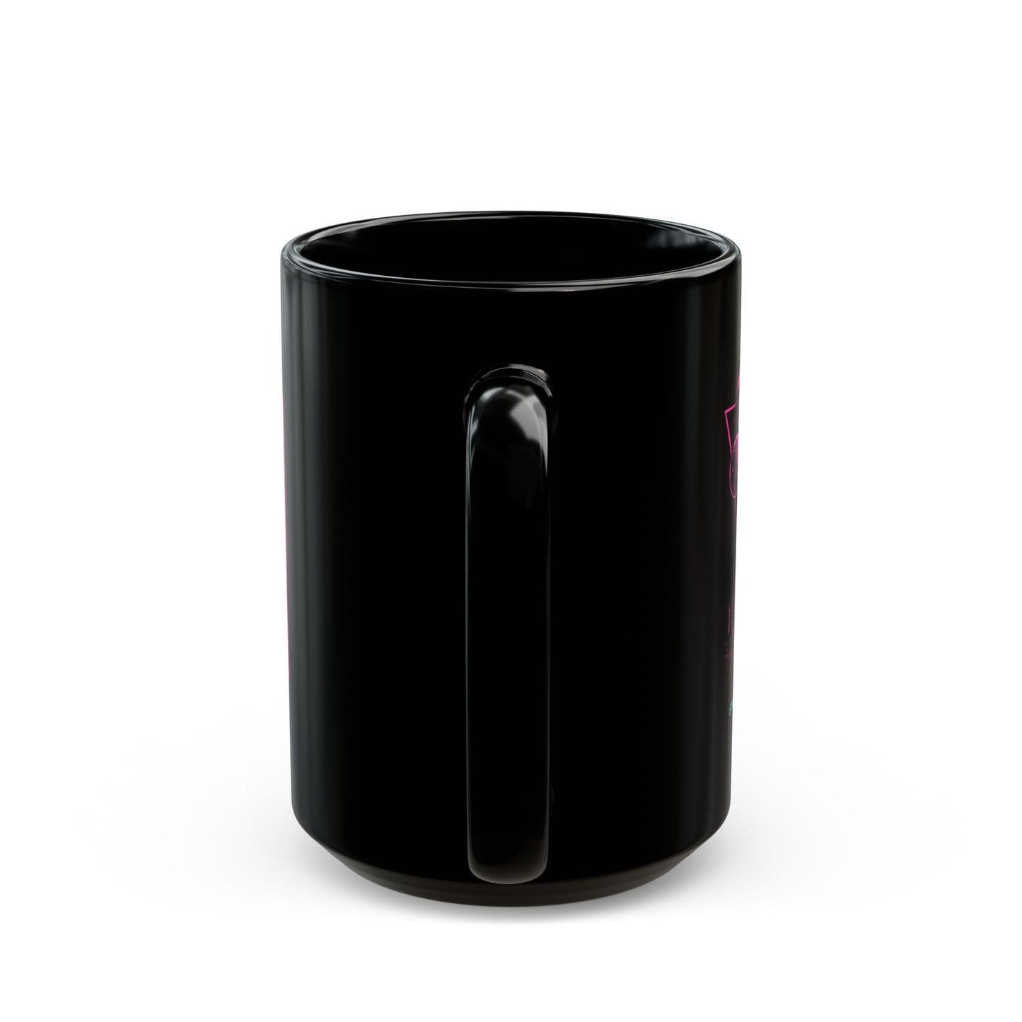 Retro UFO Mug — 11oz/15oz Black Coffee Cup