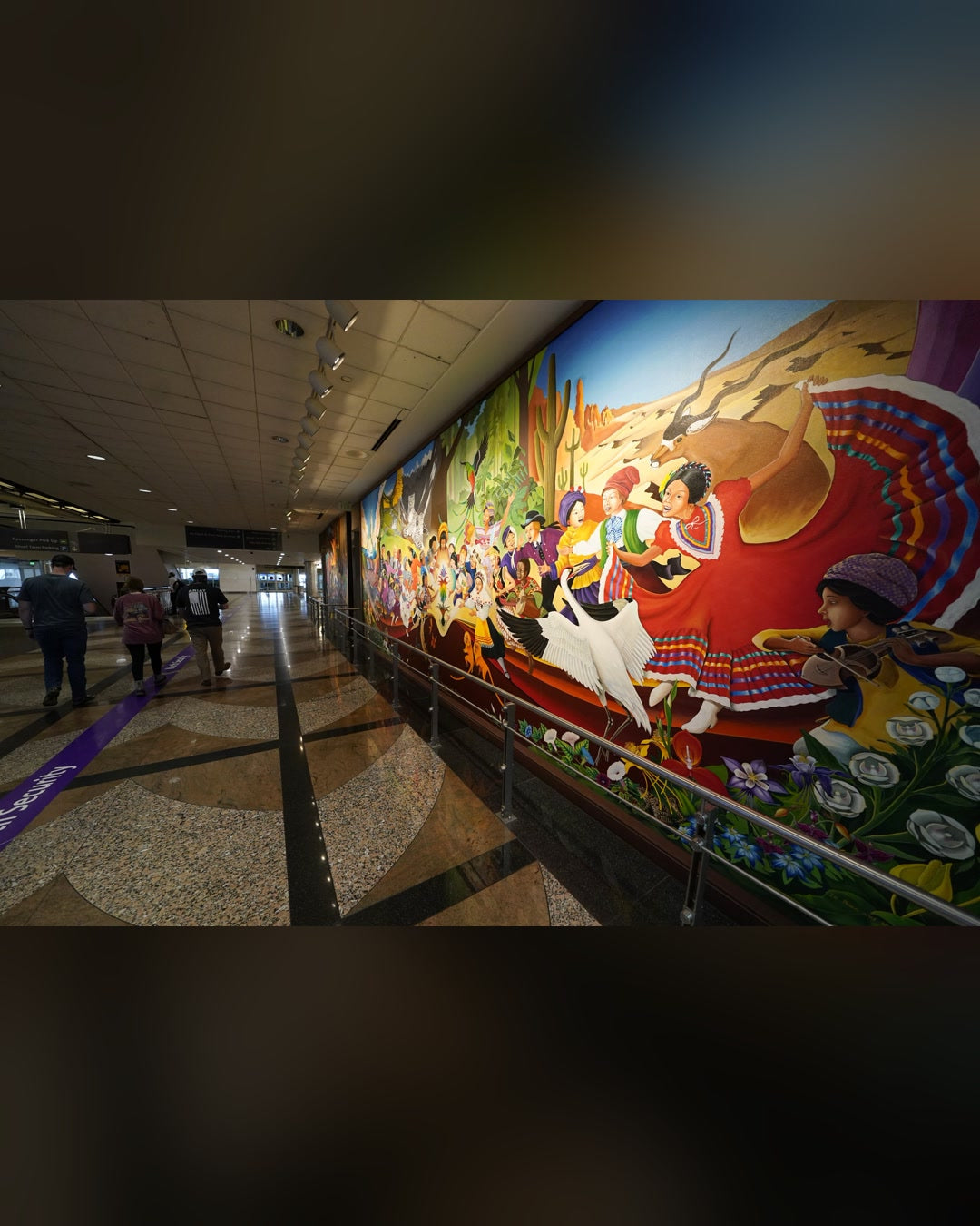 Denver airport murals conspiracy art