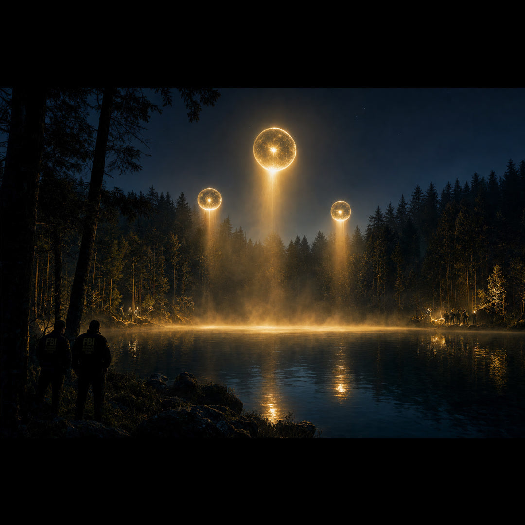Pentagon PURSUE Release 3 -- Glowing Orbs FBI Secret Pond -- Tin Foil Fools