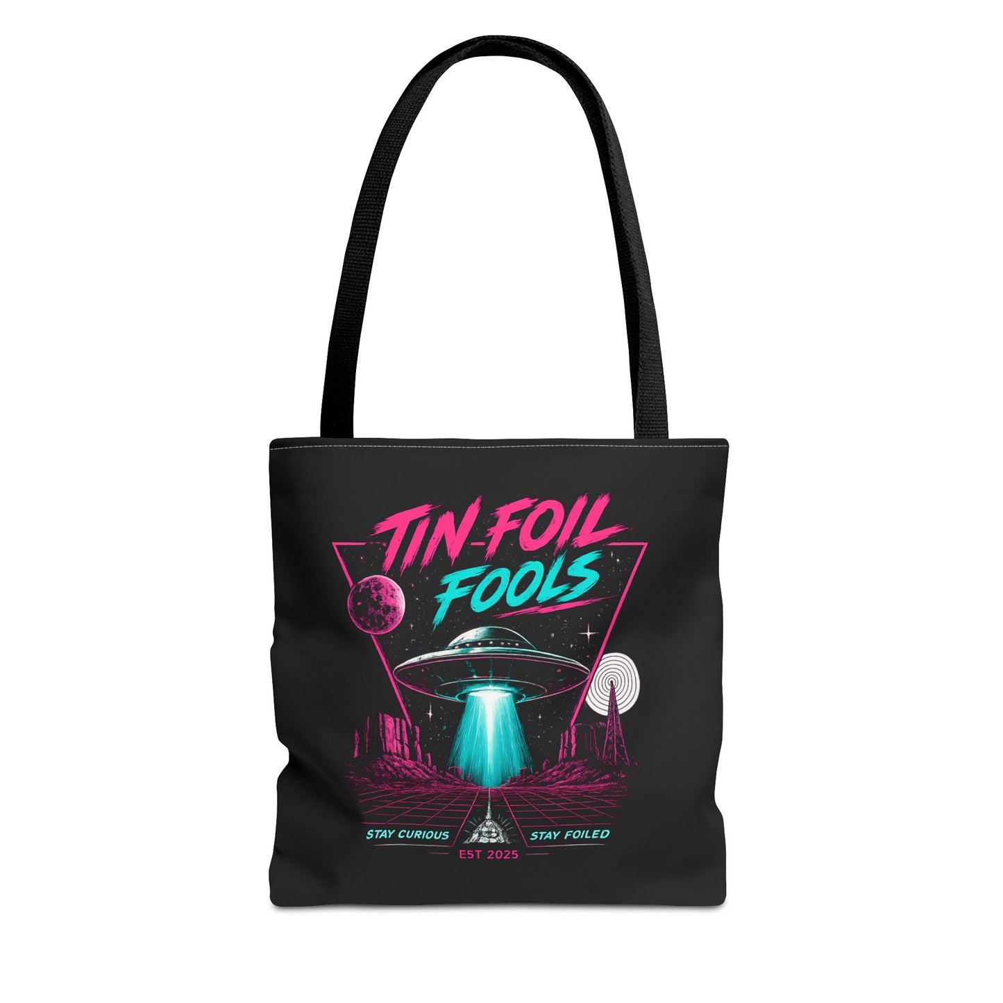 Retro Tin Foil Fools - Tote Bag