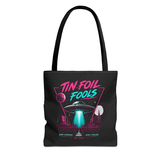 Retro Tin Foil Fools - Tote Bag