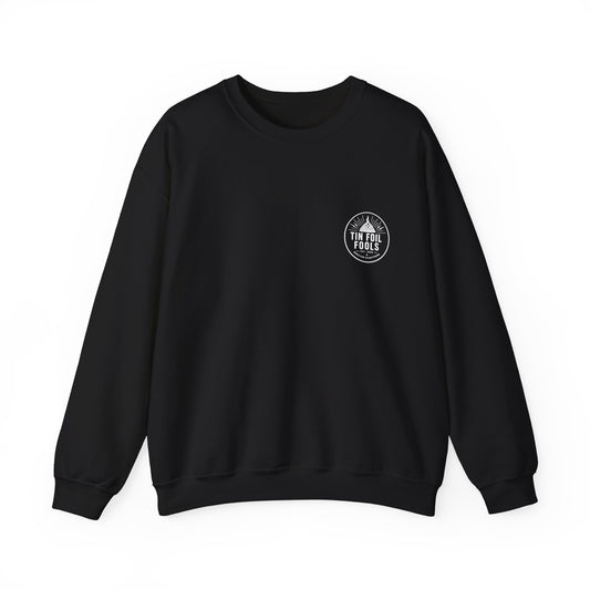 Conspiracy Theory Logo Sweatshirt — Graphic Crewneck