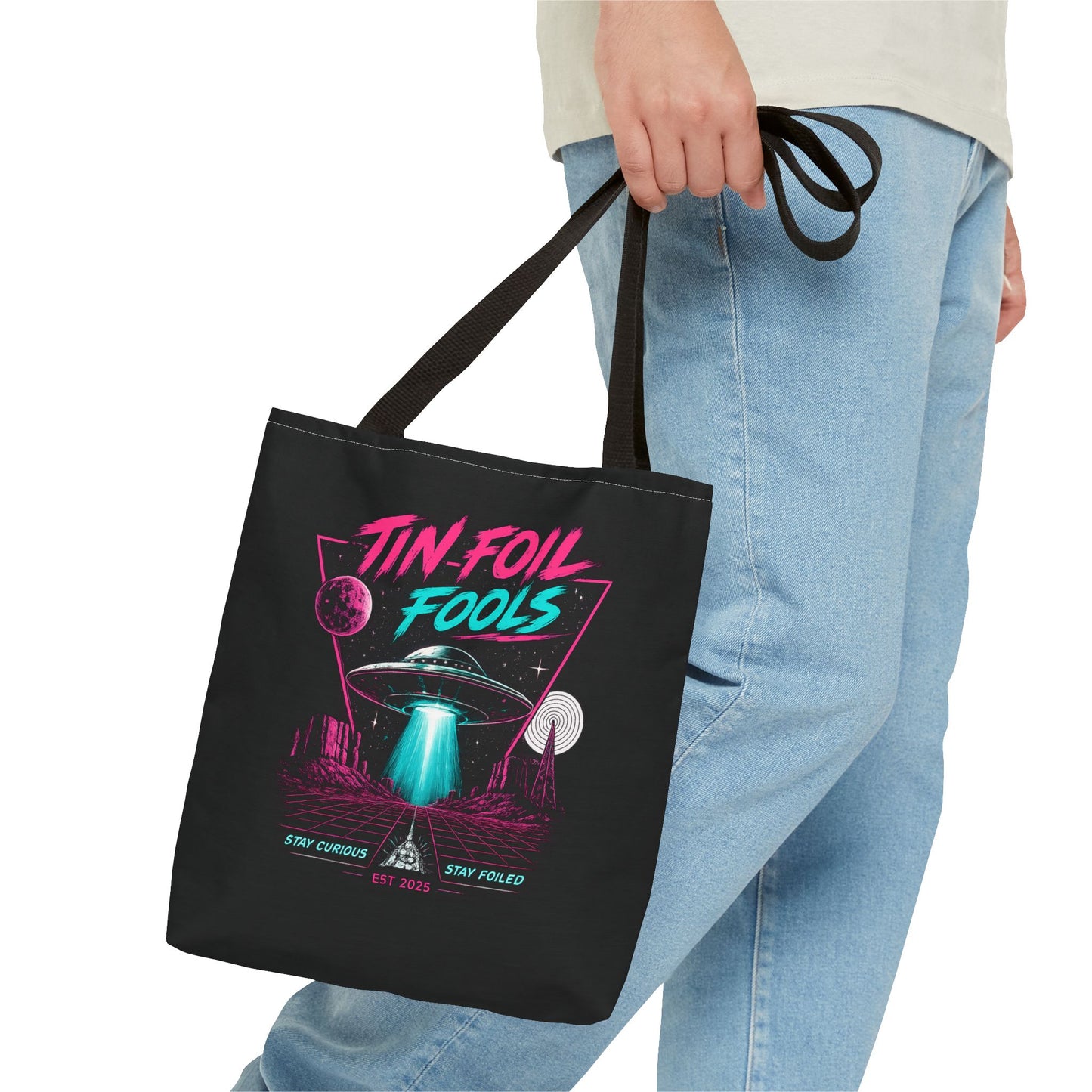 Retro Tin Foil Fools - Tote Bag