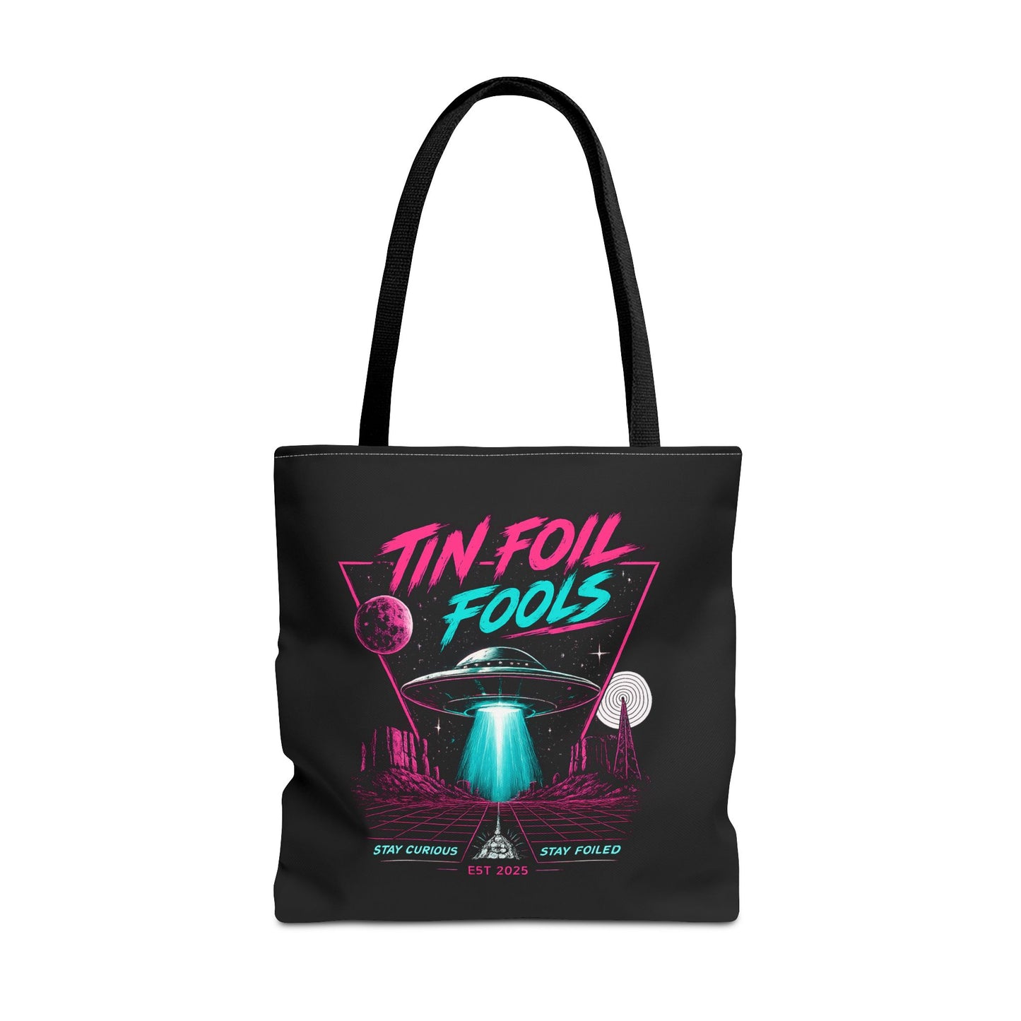 Retro Tin Foil Fools - Tote Bag