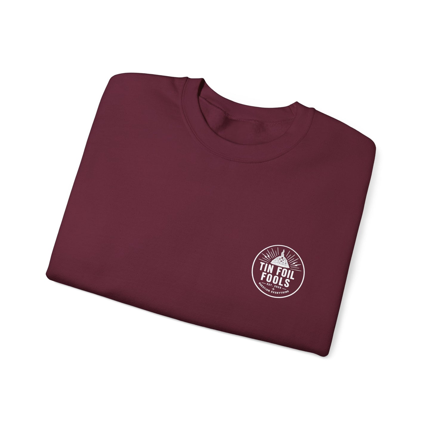 Conspiracy Theory Logo Sweatshirt — Graphic Crewneck