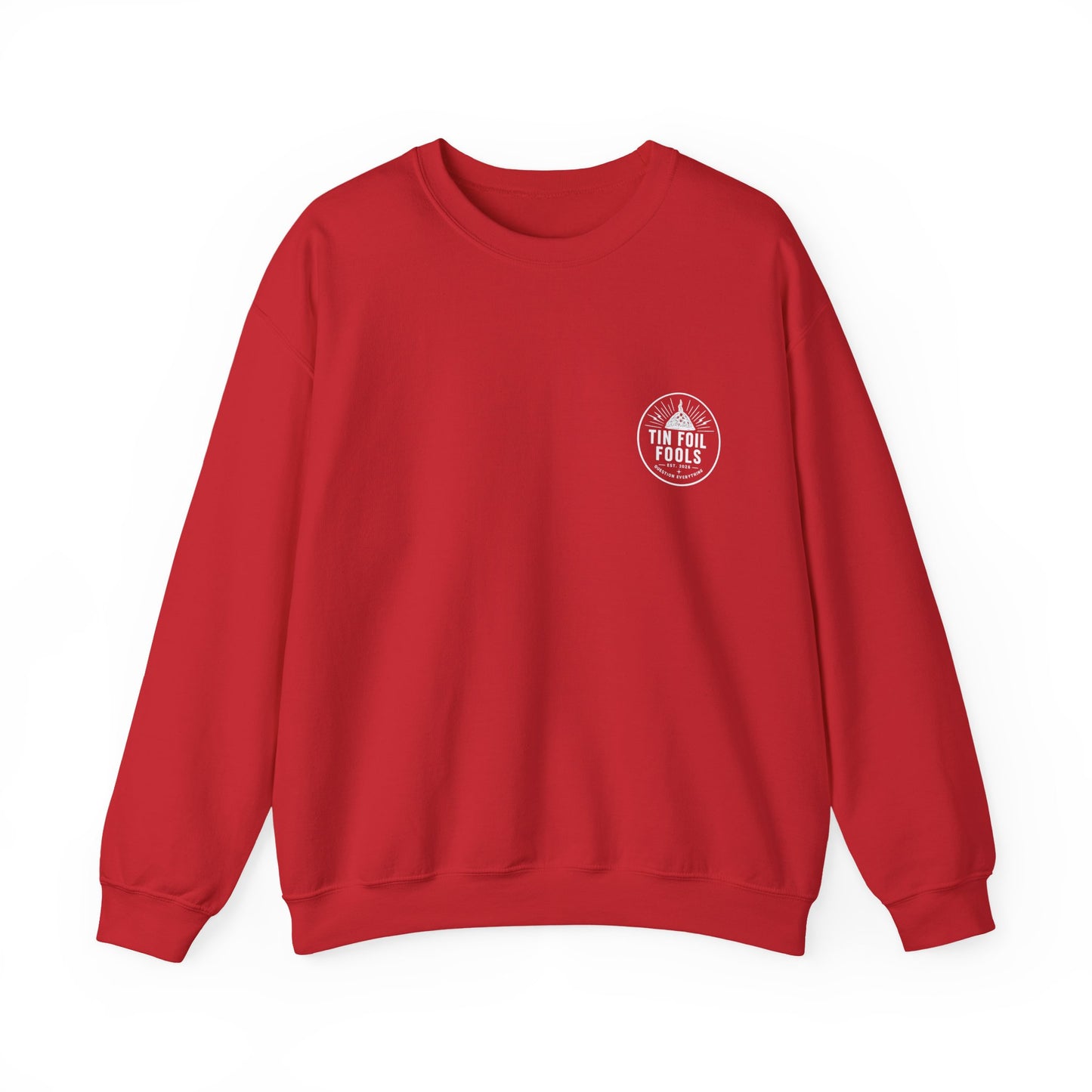 Conspiracy Theory Logo Sweatshirt — Graphic Crewneck