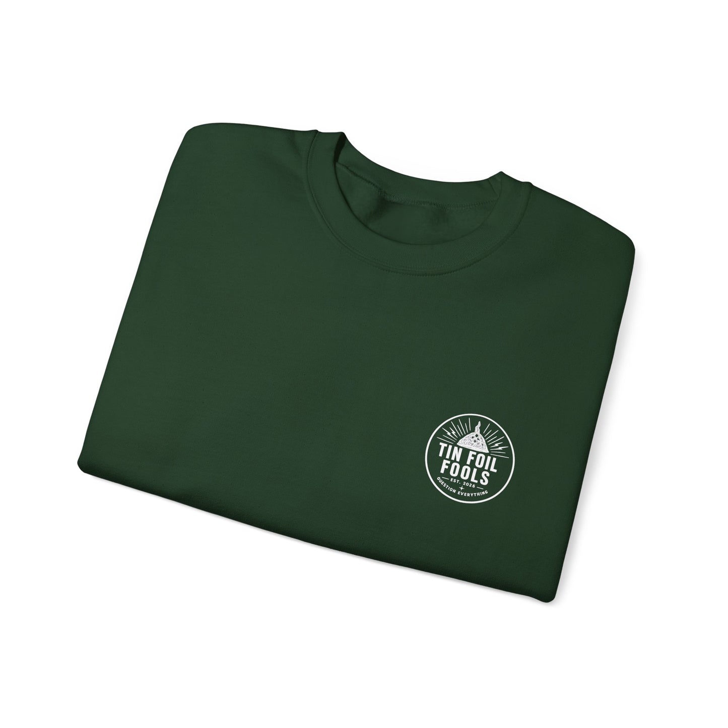 Conspiracy Theory Logo Sweatshirt — Graphic Crewneck