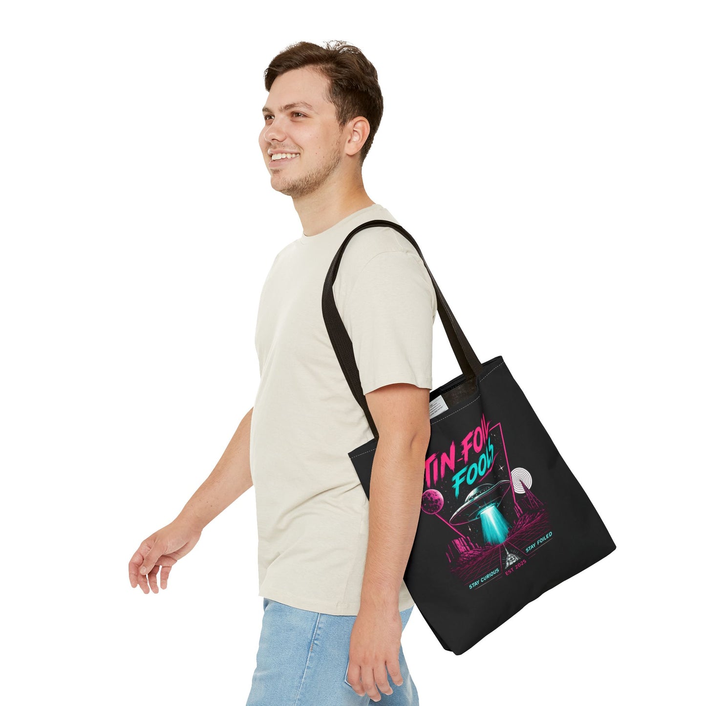 Retro Tin Foil Fools - Tote Bag