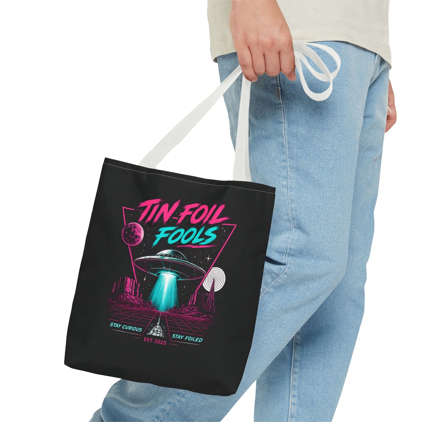 Retro Tin Foil Fools - Tote Bag