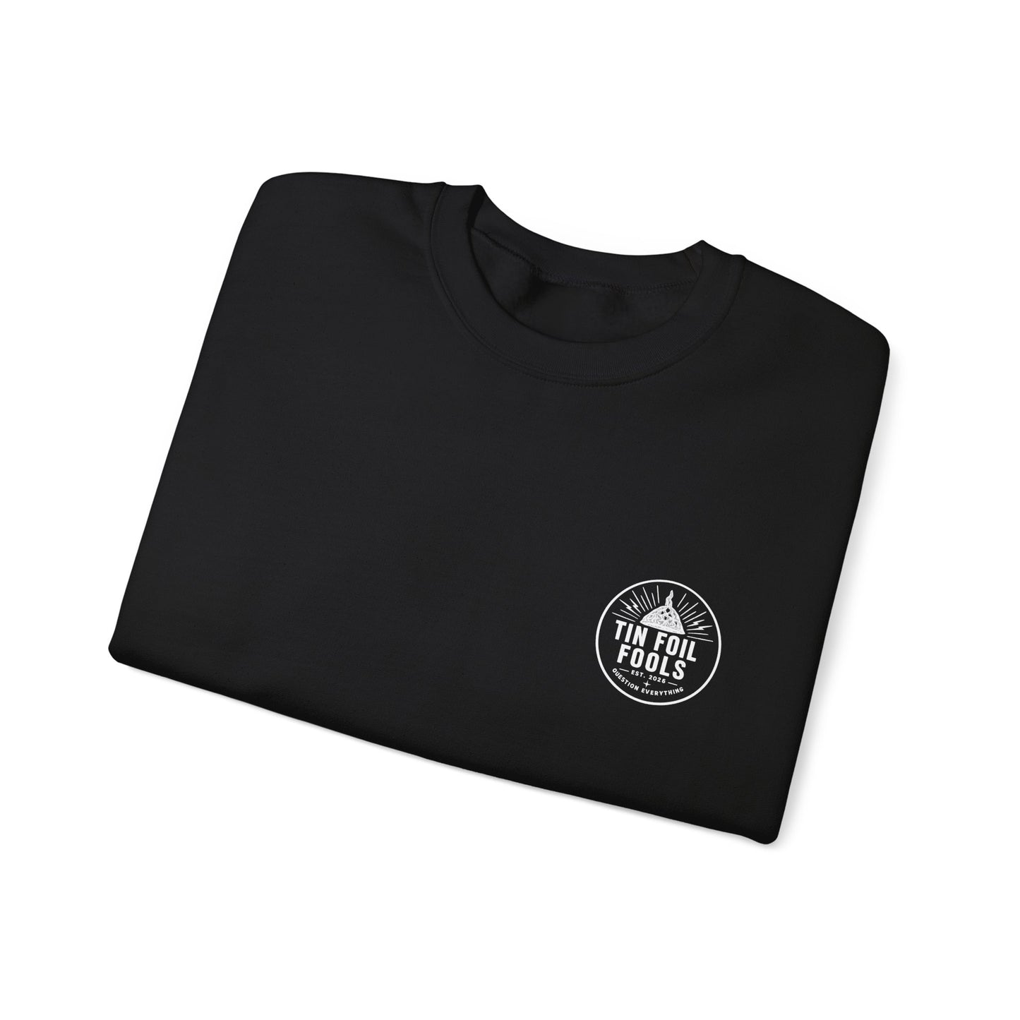 Conspiracy Theory Logo Sweatshirt — Graphic Crewneck