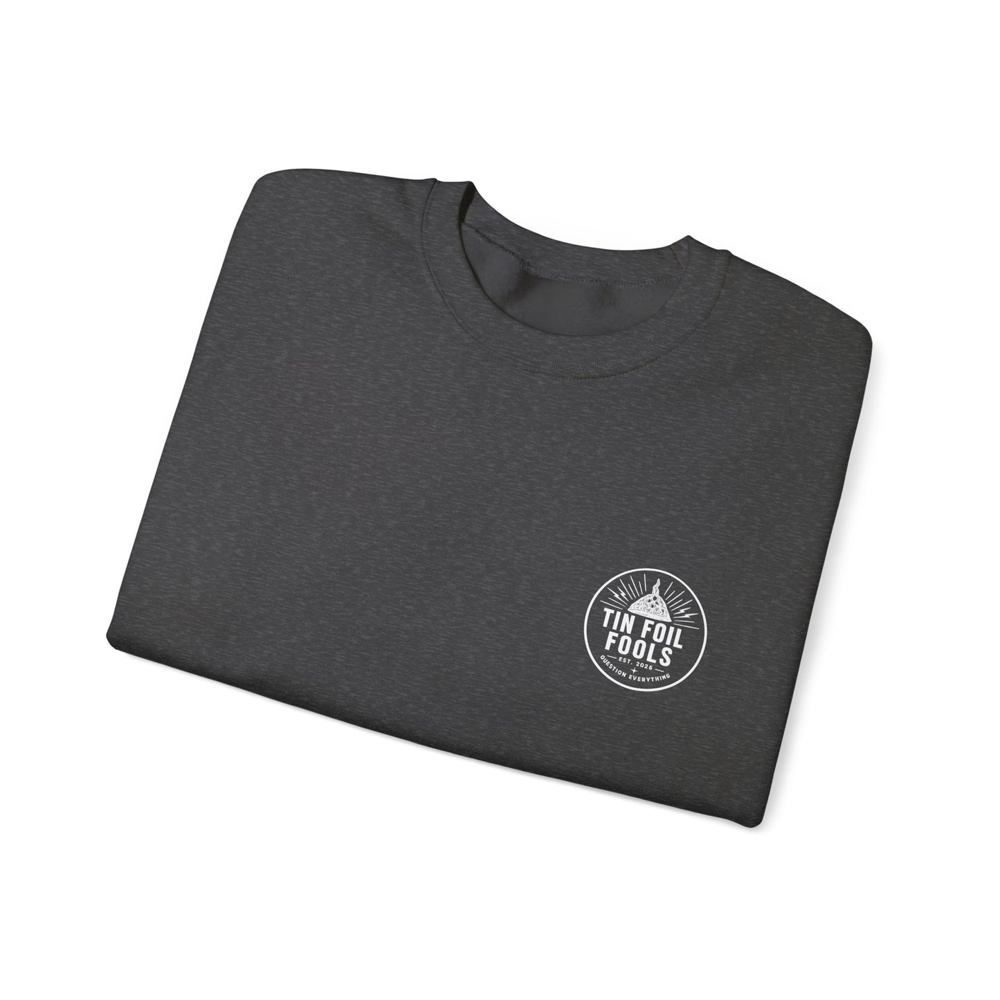 Conspiracy Theory Logo Sweatshirt — Graphic Crewneck
