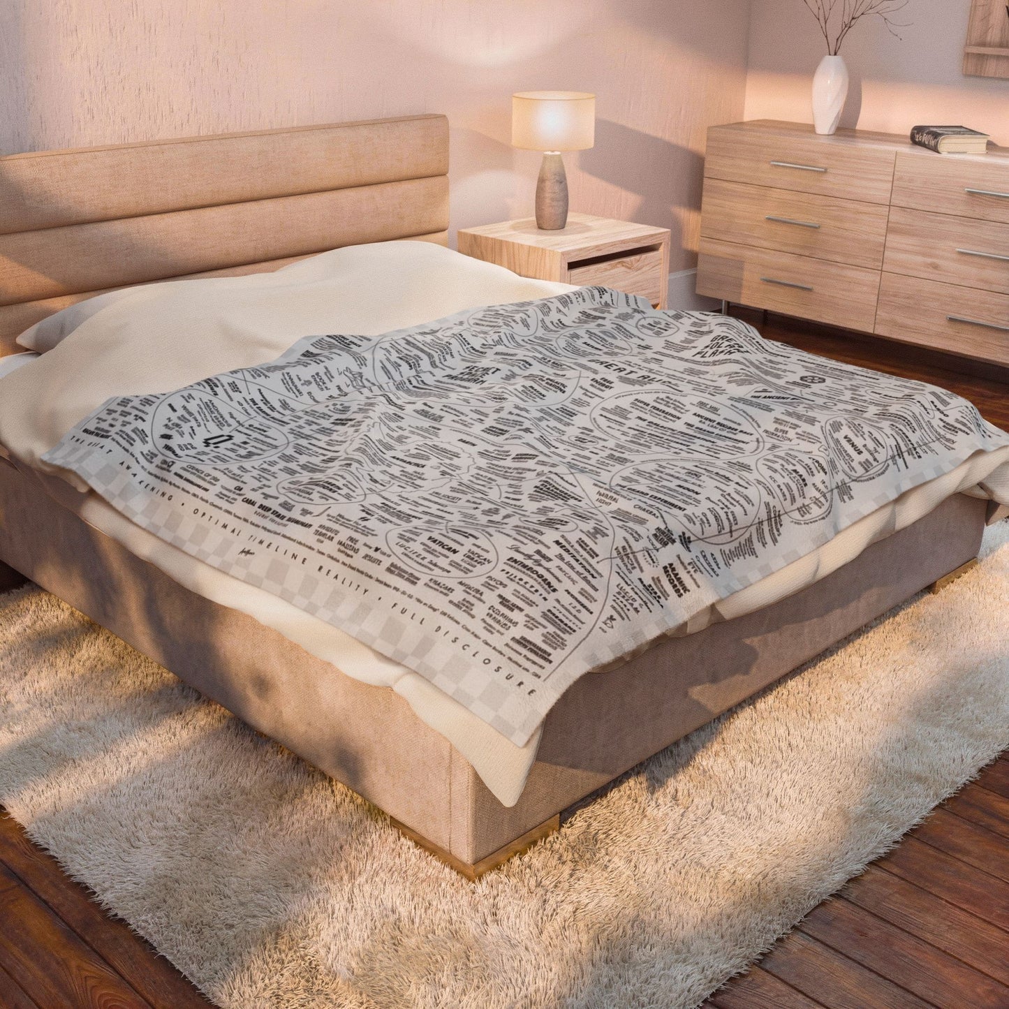 The Great Awakening — Velveteen Case File Blanket