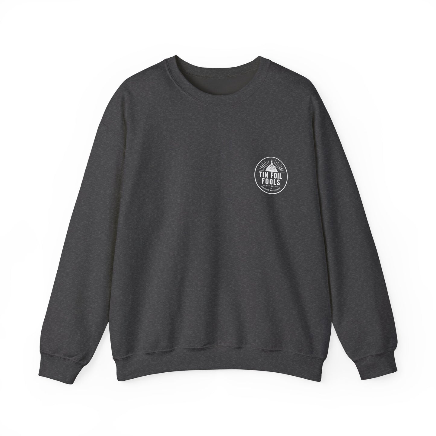 Conspiracy Theory Logo Sweatshirt — Graphic Crewneck