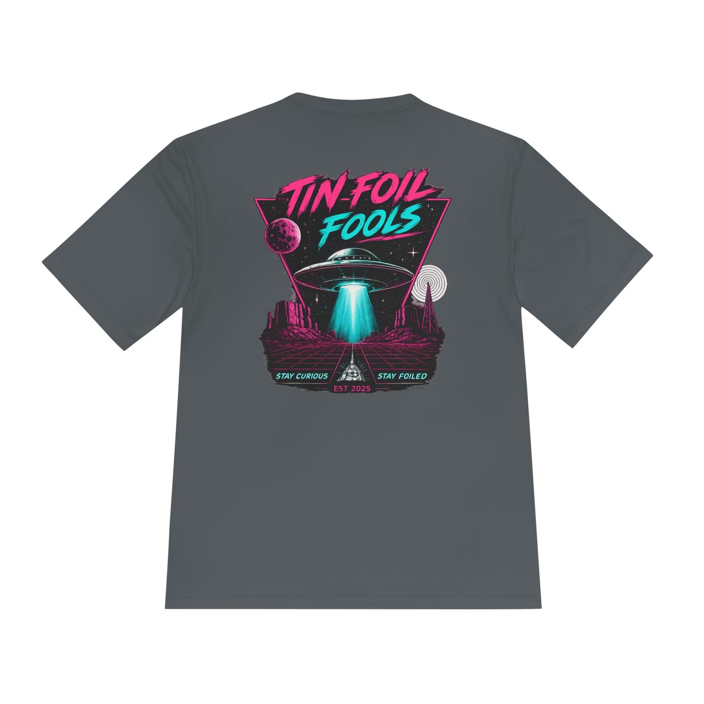 Alien Abduction Retro Tee — Moisture-Wicking Shirt