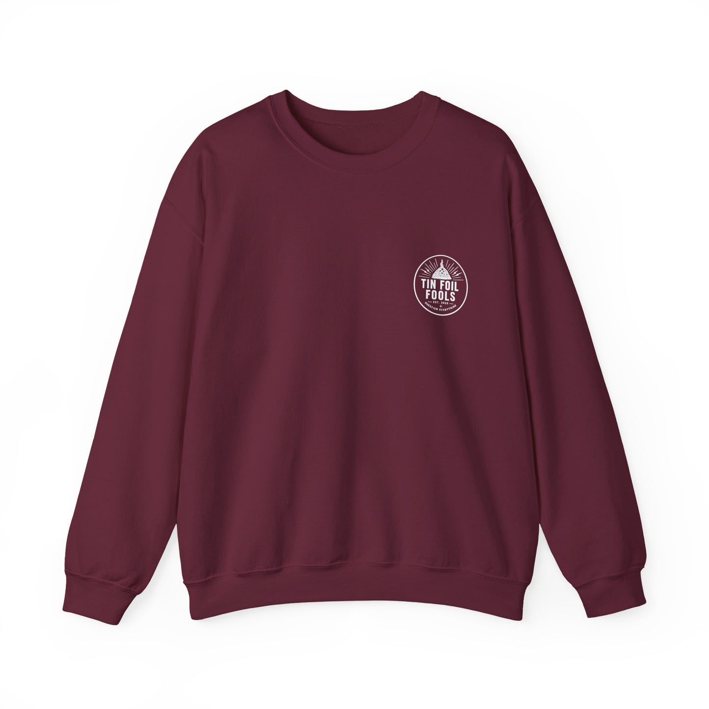 Conspiracy Theory Logo Sweatshirt — Graphic Crewneck