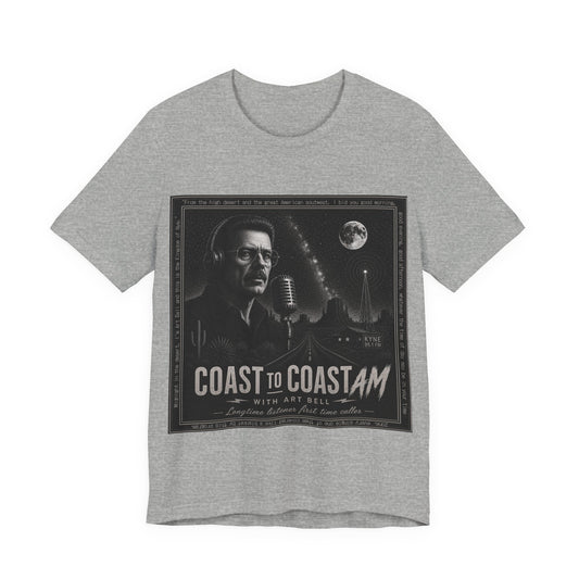 Coast to Coast AM with Art Bell T-Shirt — Retro Radio Tee