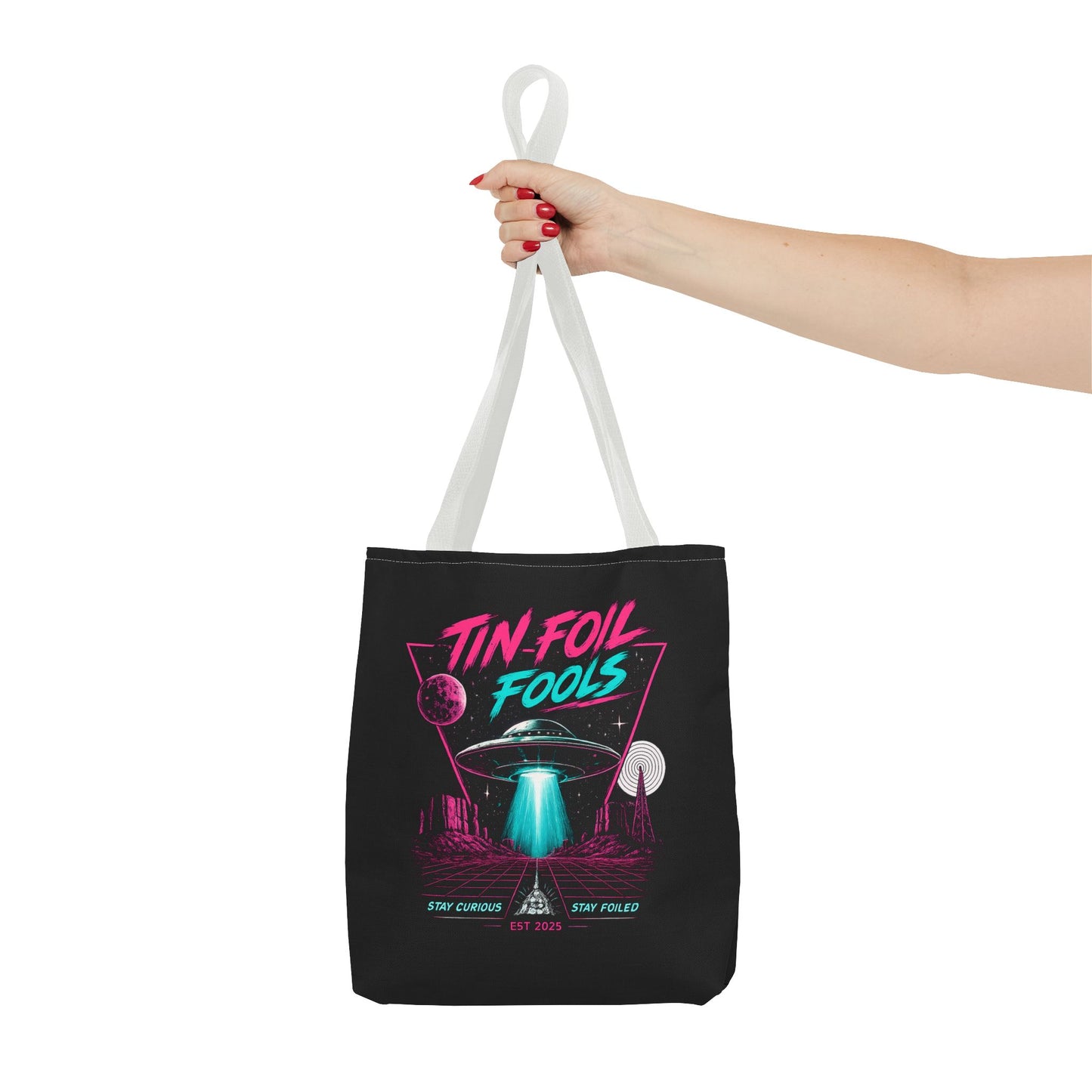 Retro Tin Foil Fools - Tote Bag