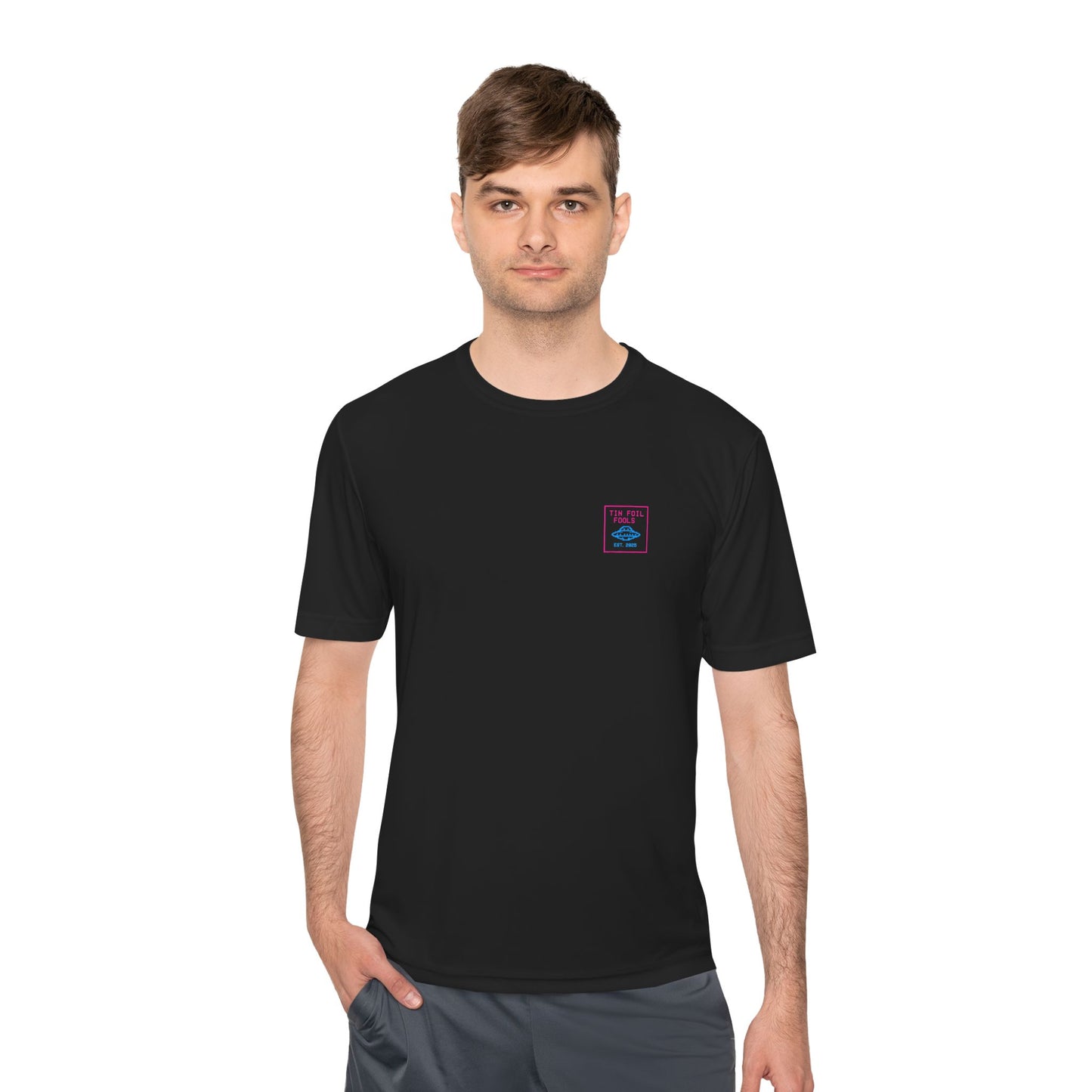 Alien Abduction Retro Tee — Moisture-Wicking Shirt