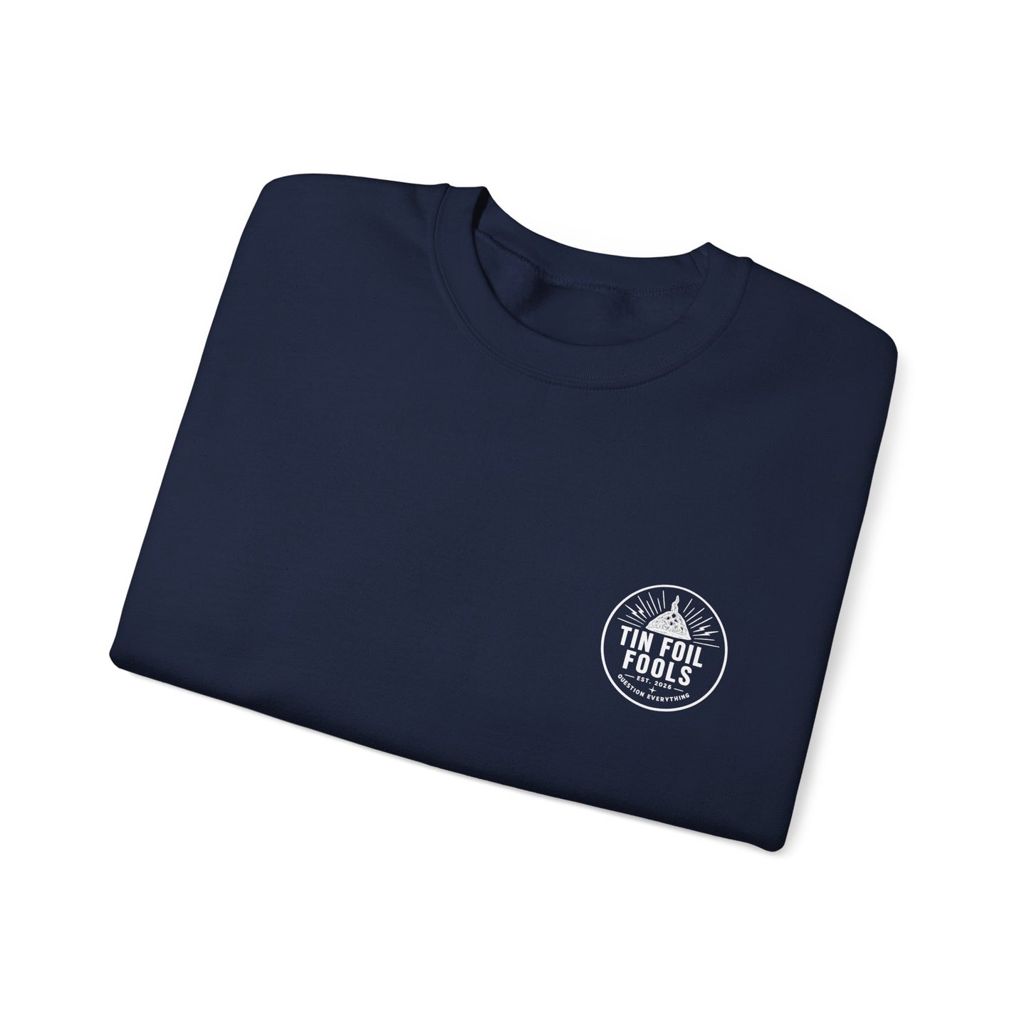 Conspiracy Theory Logo Sweatshirt — Graphic Crewneck