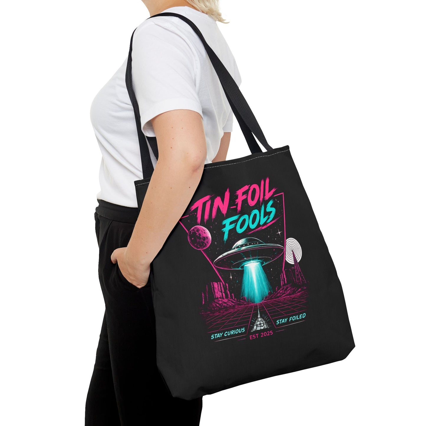 Retro Tin Foil Fools - Tote Bag