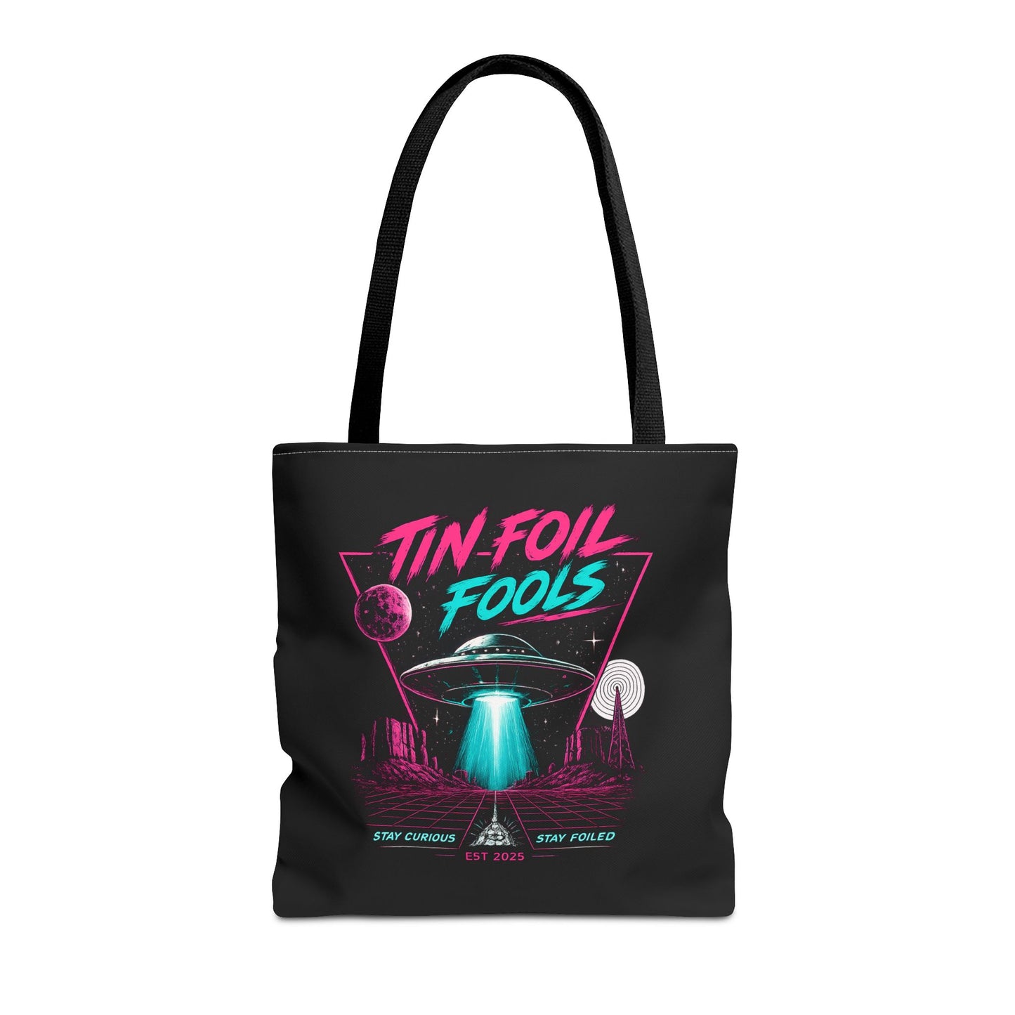 Retro Tin Foil Fools - Tote Bag