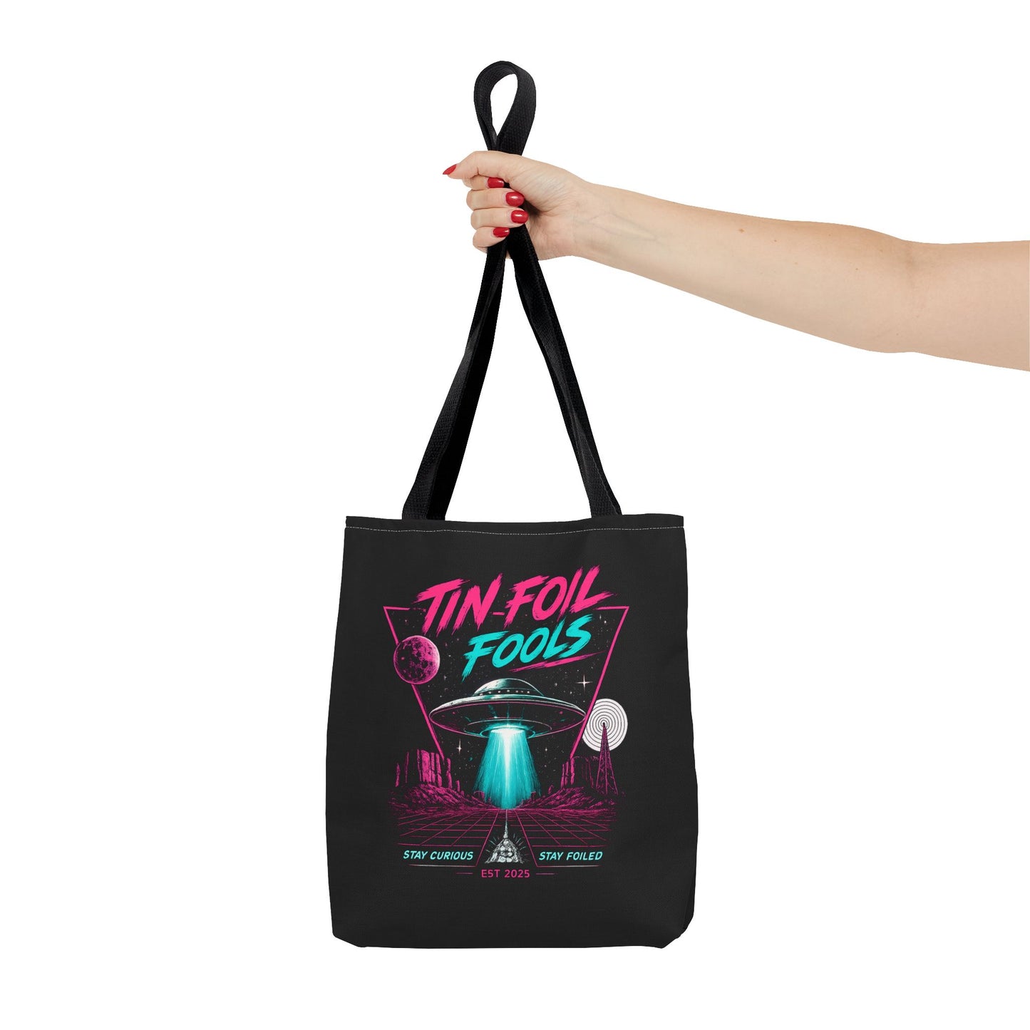 Retro Tin Foil Fools - Tote Bag