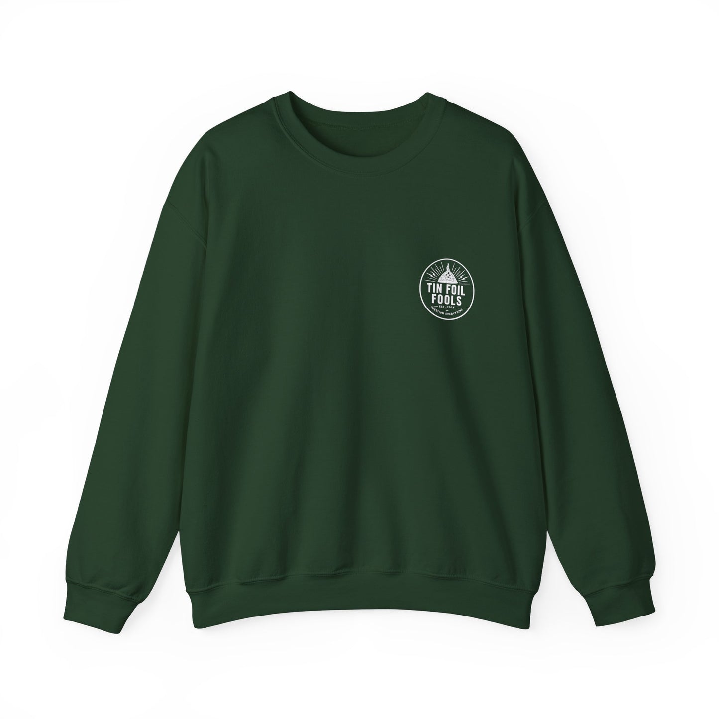 Conspiracy Theory Logo Sweatshirt — Graphic Crewneck