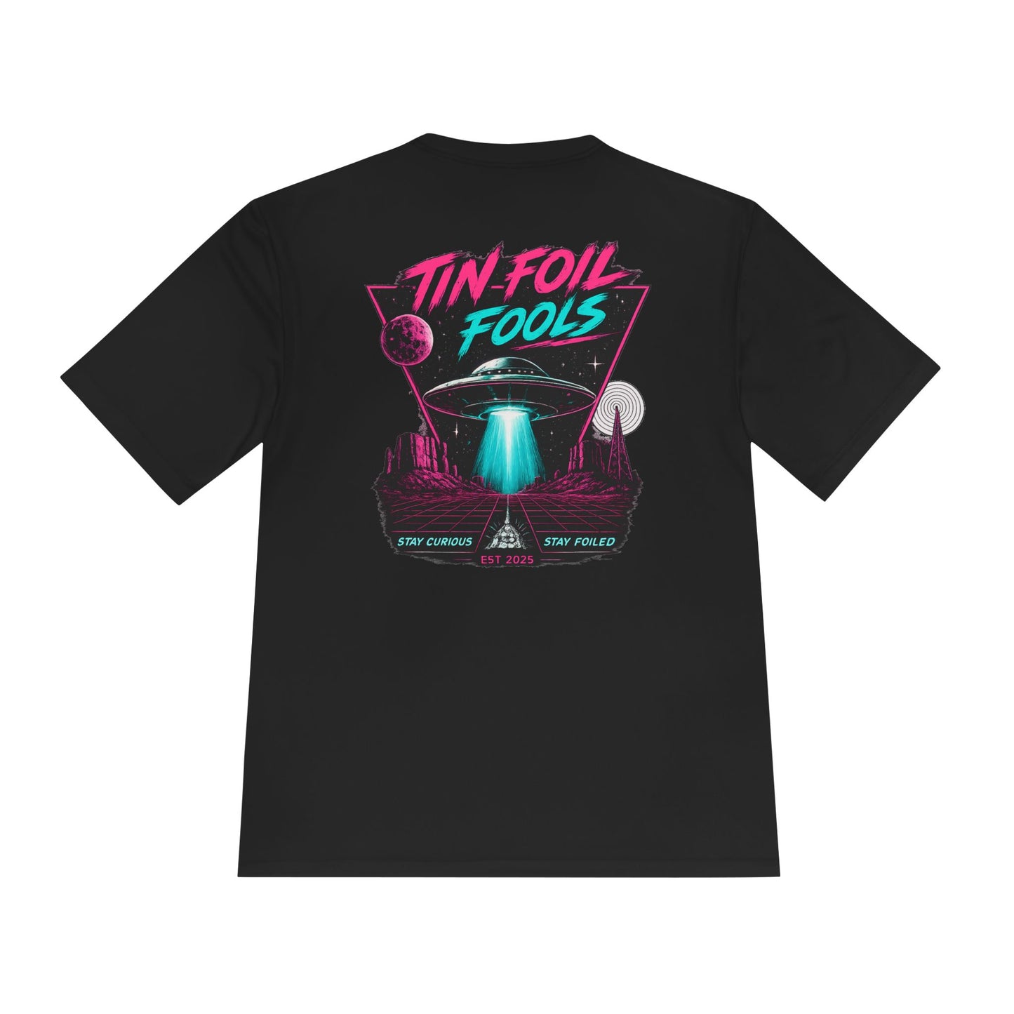 Alien Abduction Retro Tee — Moisture-Wicking Shirt