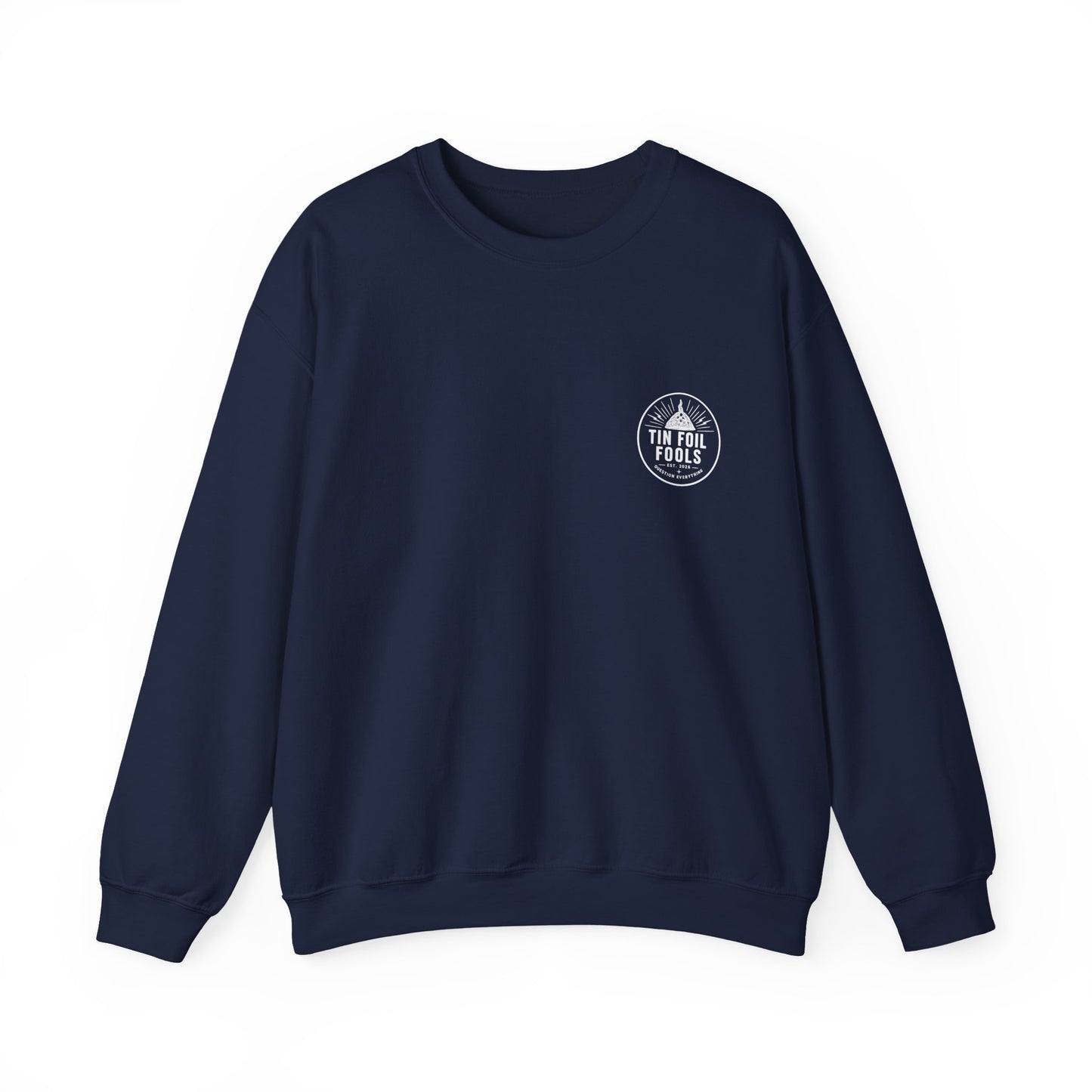 Conspiracy Theory Logo Sweatshirt — Graphic Crewneck