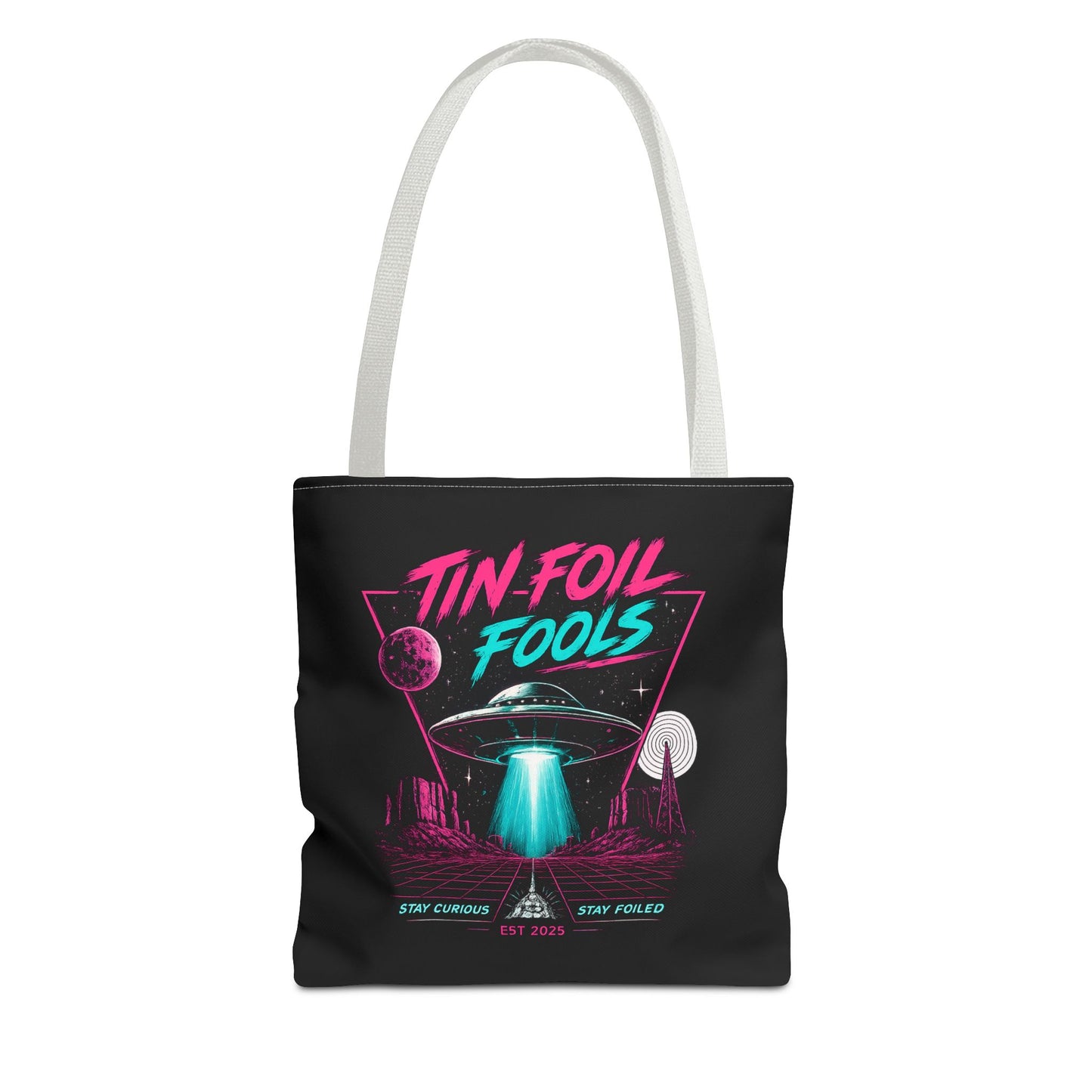Retro Tin Foil Fools - Tote Bag